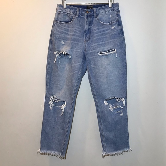 Twelve by OnTwelfth Cutoff Distressed Jeans - Picture 1 of 5